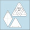 Bloc Loc Diamond in a Triangle 3 x 3