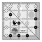 Left Handed Quilt Ruler 4 1/2" Square - Creative Grids