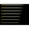 Gold Eye Embroidery Needles #3/9 by Clover