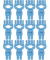 Puff Quilting Clips Small by Clover