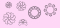 DM Quilting – Ribbons & Bows & Wreath Template Set