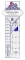Log Cabin Ruler for ¾” and 1 ½” finished strip widths