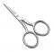 4" Left Hand Large Ring Fine Point Straight Scissors - Famore Cutlery 708L