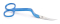 True Left-Handed 6" Double Curved Machine Embroidery Scissors 747L by Famoré Cutlery