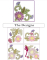 Hatched in Africa - Daisies Set 1 4" x 4" by Santi