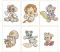 Hatched in Africa - Patchwork Animal Friends 4" x 4" & 5" x 7"