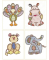 Hatched in Africa - Patchwork Zoo Animals 5" x 7" Hoop