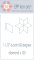 1 1/2" 60° Diamond 100/pkt EPP Iron Ons by Hugs 'n Kisses