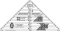 Small Full Triangle Diagonal Set Ruler