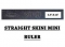 No-Slip Skini-Mini Straight Ruler 2.5" x 12"
