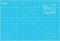 Olfa Cutting Mat - 12" x 18" (30cm x 45cm) - Aqua