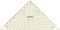 Omnigrid 96L Half Square Triangle Ruler 8”