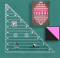 45° Half Square Triangle Ruler - Creative Grids
