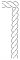 Quilt Stencil Cable Border 1" by Quilting Creations