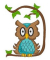 Mylar Delightful Owls CD - Purely Gates
