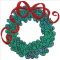 Swirly Christmas by Julie Hall