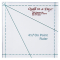 4 1/2" On-Point Ruler  by Quilt in a Day