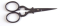 Victorian Style Black Oxide Finish Scissors - Tooltron