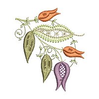 Hatched in Africa - Jacobean Jewels Set 2 4” x 4” by Santi