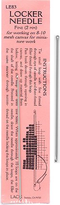 Locker Hooking Needle Fine 2mm